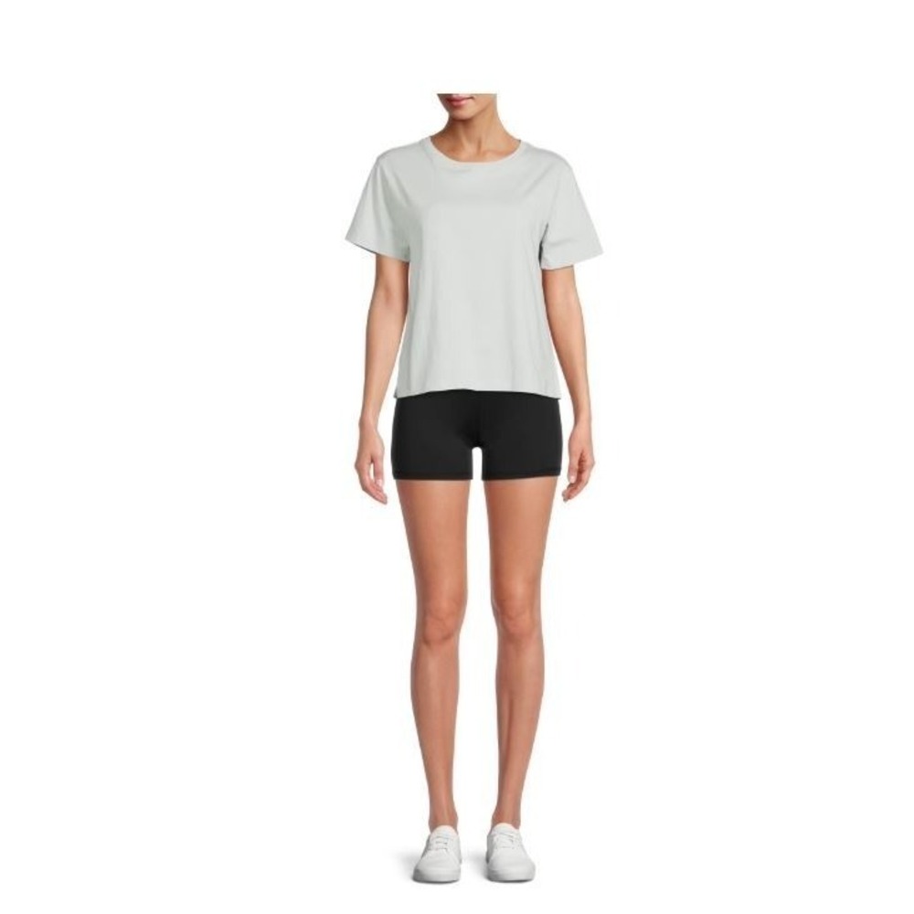 Jockey Essentials Women's 5" Inseam Moisture Wicking Bike Shorts in Black Small